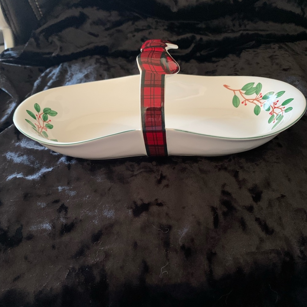 Arita Tartan Candy Dish